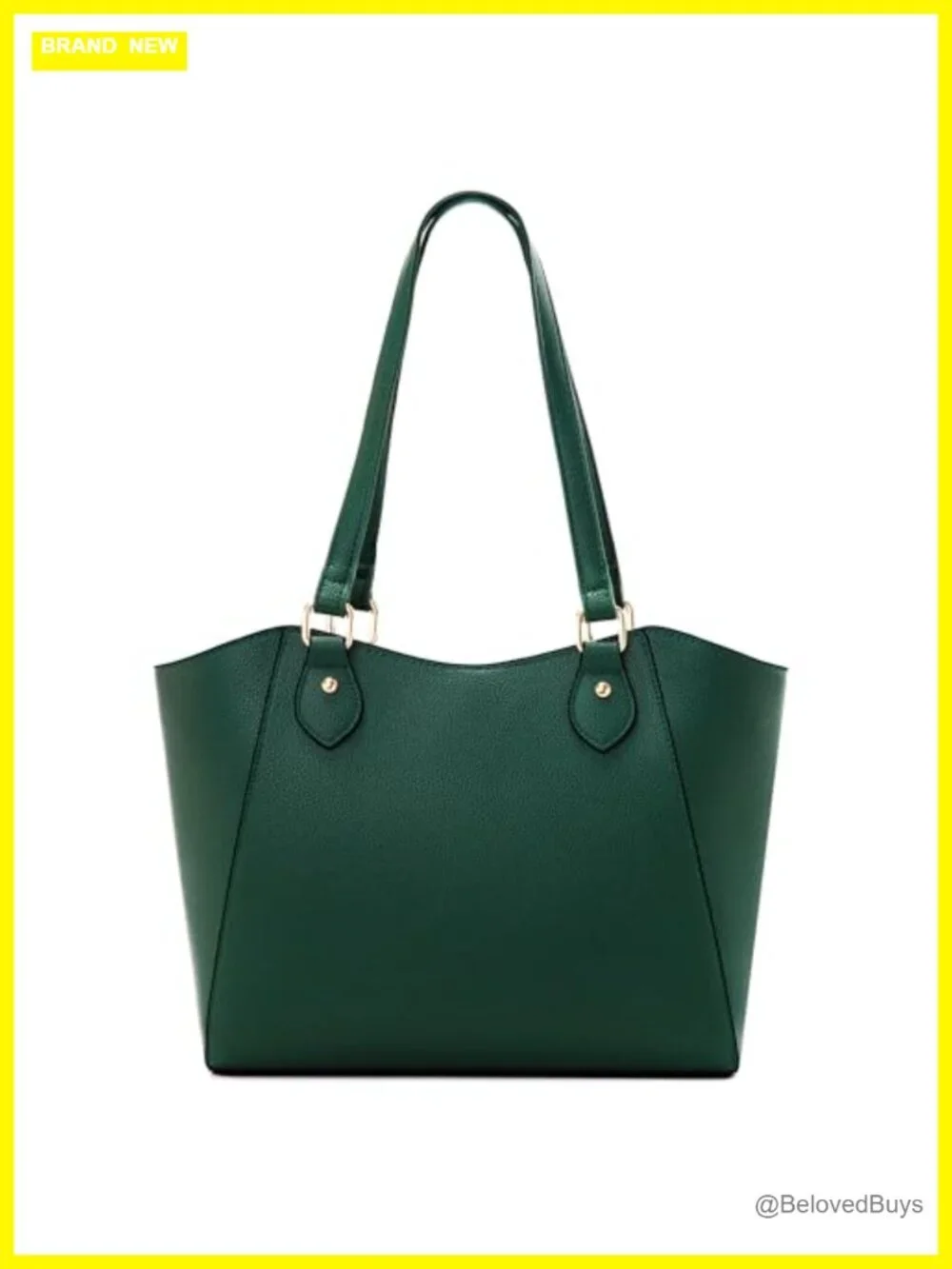 Large Tote Handbag PU Leather Shoulder Bag Vegan Leather Purse